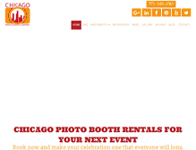 Tablet Screenshot of photoboothschicago.com